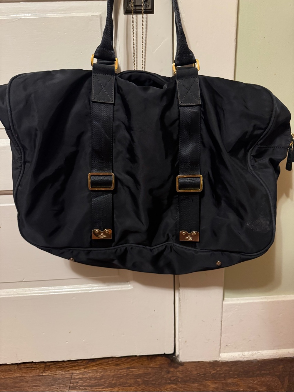 Vivienne Westwood Nylon Large Overnight Bag